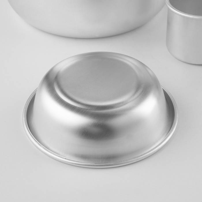 Набор походный в рюкзаке, 15 предметов, алюминиевые крышки